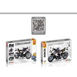 SEMBO 701812 non  BMWS1000TT bộ đồ chơi xếp lắp ráp ghép mô hình  BMW S1000TT Kỹ Thuật Công Nghệ Cao Mô Hình Phương Tiện 814 khối