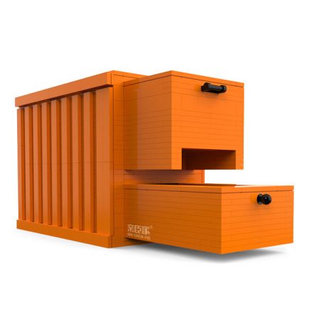 W51 non  THÙNG CHỨA MA THUẬT bộ đồ chơi xếp lắp ráp ghép mô hình Creator PUZZLE DECRYPT BOX Sáng Tạo