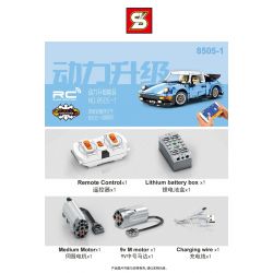 SHENG YUAN SY 8505 non  SỰ ĐIÊN RỒ VỀ CƠ KHÍ PORSCHE 911 1:14 tỷ lệ 1:14 bộ đồ chơi xếp lắp ráp ghép mô hình  Kỹ Thuật Công Nghệ Cao Mô Hình Phương Tiện 967 khối