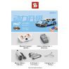 SHENG YUAN SY 8505 non  SỰ ĐIÊN RỒ VỀ CƠ KHÍ PORSCHE 911 1:14 tỷ lệ 1:14 bộ đồ chơi xếp lắp ráp ghép mô hình  Kỹ Thuật Công Nghệ Cao Mô Hình Phương Tiện 967 khối