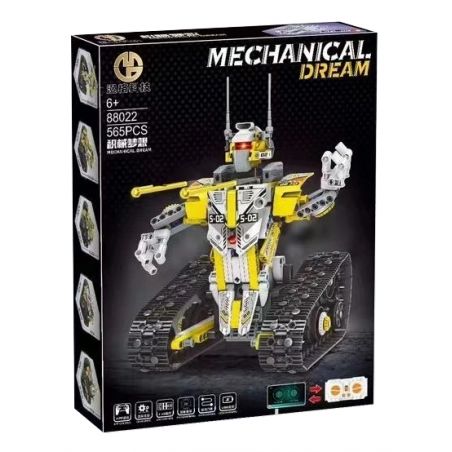 MANGE TECHNOLOGY 88022 non  GIẤC MƠ MÁY MÓC bộ đồ chơi xếp lắp ráp ghép mô hình 565 khối