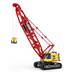 REOBRIX 22006 non  CẨU TRỤC BÁNH XÍCH bộ đồ chơi xếp lắp ráp ghép mô hình  CRAWLER CRANE Kỹ Thuật Công Nghệ Cao Mô Hình Phương Tiện 1322 khối