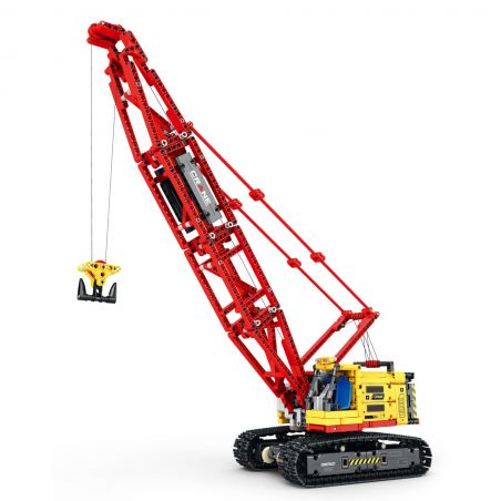 REOBRIX 22006 non  CẨU TRỤC BÁNH XÍCH bộ đồ chơi xếp lắp ráp ghép mô hình  CRAWLER CRANE Kỹ Thuật Công Nghệ Cao Mô Hình Phương Tiện 1322 khối