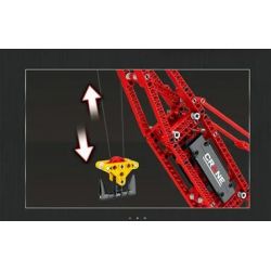 REOBRIX 22006 non  CẨU TRỤC BÁNH XÍCH bộ đồ chơi xếp lắp ráp ghép mô hình  CRAWLER CRANE Kỹ Thuật Công Nghệ Cao Mô Hình Phương Tiện 1322 khối