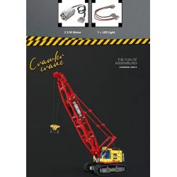 REOBRIX 22006 non  CẨU TRỤC BÁNH XÍCH bộ đồ chơi xếp lắp ráp ghép mô hình  CRAWLER CRANE Kỹ Thuật Công Nghệ Cao Mô Hình Phương Tiện 1322 khối