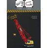 REOBRIX 22006 non  CẨU TRỤC BÁNH XÍCH bộ đồ chơi xếp lắp ráp ghép mô hình  CRAWLER CRANE Kỹ Thuật Công Nghệ Cao Mô Hình Phương Tiện 1322 khối