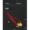 REOBRIX 22006 non  CẨU TRỤC BÁNH XÍCH bộ đồ chơi xếp lắp ráp ghép mô hình  CRAWLER CRANE Kỹ Thuật Công Nghệ Cao Mô Hình Phương Tiện 1322 khối