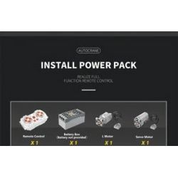 REOBRIX 22007 non  MÁY TRỤC bộ đồ chơi xếp lắp ráp ghép mô hình  MULTIPLE FUNCTION AUTOCRANE Kỹ Thuật Công Nghệ Cao Mô Hình Phương Tiện 2206 khối