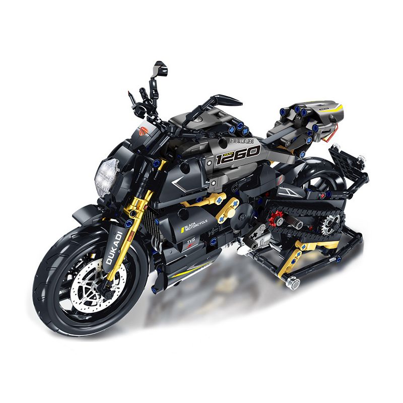 MANGE TECHNOLOGY 88017 non  DUCATI1260 tỷ lệ 1:12 bộ đồ chơi xếp lắp ráp ghép mô hình  Kỹ Thuật Công Nghệ Cao Mô Hình Phương Tiện 849 khối