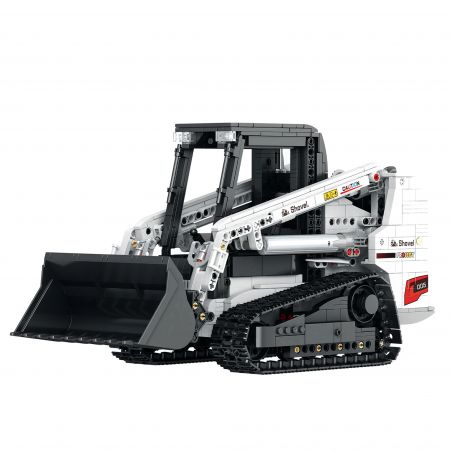 REOBRIX 22004 non  MÁY XÚC LẬT BOBCAT bộ đồ chơi xếp lắp ráp ghép mô hình  BOBCAT SKID STEER LOADER Kỹ Thuật Công Nghệ Cao Mô Hình Phương Tiện 1366 khối