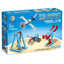 MANGE TECHNOLOGY 88023 non  PHÒNG THÍ NGHIỆM CƠ KHÍ NHỎ bộ đồ chơi xếp lắp ráp ghép mô hình  SMALL MACHINERY LABORATORY Kỹ Thuật Công Nghệ Cao Mô Hình Phương Tiện 277 khối