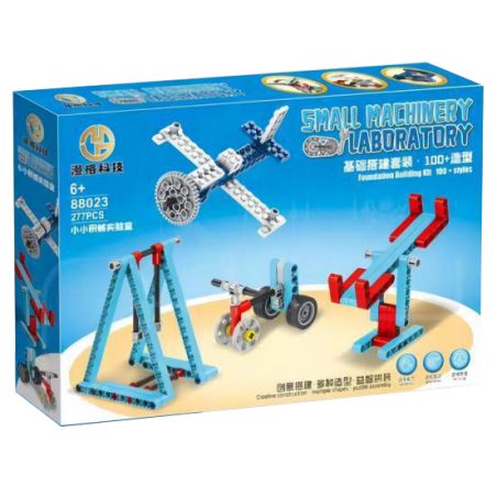 MANGE TECHNOLOGY 88023 non  PHÒNG THÍ NGHIỆM CƠ KHÍ NHỎ bộ đồ chơi xếp lắp ráp ghép mô hình  SMALL MACHINERY LABORATORY Kỹ Thuật Công Nghệ Cao Mô Hình Phương Tiện 277 khối