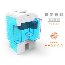 W26 non  HỘP GIẢI MÃ NGƯỜI SÓI KHÔNG GIAN bộ đồ chơi xếp lắp ráp ghép mô hình Creator PUZZLE Sáng Tạo