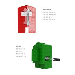 W26 non  HỘP GIẢI MÃ NGƯỜI SÓI KHÔNG GIAN bộ đồ chơi xếp lắp ráp ghép mô hình Creator PUZZLE Sáng Tạo