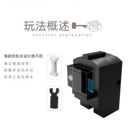 W26 non  HỘP GIẢI MÃ NGƯỜI SÓI KHÔNG GIAN bộ đồ chơi xếp lắp ráp ghép mô hình Creator PUZZLE Sáng Tạo