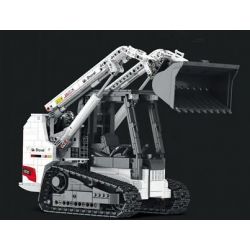 REOBRIX 22004 non  MÁY XÚC LẬT BOBCAT bộ đồ chơi xếp lắp ráp ghép mô hình  BOBCAT SKID STEER LOADER Kỹ Thuật Công Nghệ Cao Mô Hình Phương Tiện 1366 khối