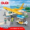 GUDI 10501 non  MÁY BAY NGẮM CẢNH YAKAI bộ đồ chơi xếp lắp ráp ghép mô hình City Thành Phố 347 khối