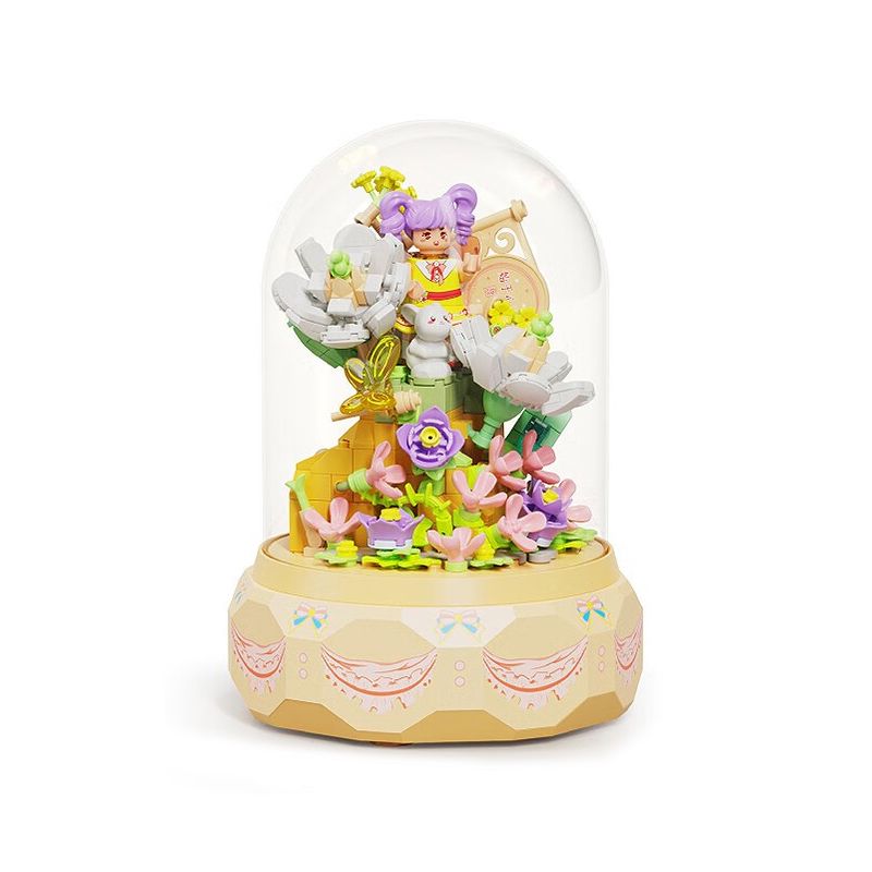 GEKKOSHA 804213 non  TIÊN HOA bộ đồ chơi xếp lắp ráp ghép mô hình 460 khối