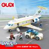 GUDI 10502 non  MÁY BAY PHẢN LỰC KINH DOANH JINYI bộ đồ chơi xếp lắp ráp ghép mô hình City Thành Phố 461 khối