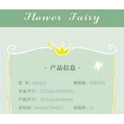 GEKKOSHA 804213 non  TIÊN HOA bộ đồ chơi xếp lắp ráp ghép mô hình 460 khối