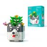 MOYU BLOCK MY97005 97005 non  ERHA LOTUS CỌ bộ đồ chơi xếp lắp ráp ghép mô hình Arts & Crafts SUCCULENT PLANTS 484 khối