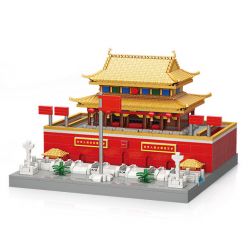 MOYU BLOCK MY92013 92013 non  QUẢNG TRƯỜNG THIÊN AN MÔN bộ đồ chơi xếp lắp ráp ghép mô hình Buildings 2128 khối