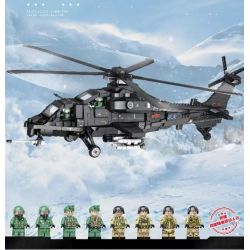 JUHANG TECHNOLOGY 88019 REOBRIX 33033 non  XẠ THỦ-10 bộ đồ chơi xếp lắp ráp ghép mô hình Military Army CAICZ-10 Quân Sự Bộ Đội 1366 khối