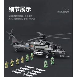 JUHANG TECHNOLOGY 88019 REOBRIX 33033 non  XẠ THỦ-10 bộ đồ chơi xếp lắp ráp ghép mô hình Military Army CAICZ-10 Quân Sự Bộ Đội 1366 khối