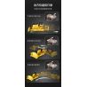 CADA DOUBLEE C61056 61056 non  MÁY ???I HẠNG NẶNG ĐIỀU KHIỂN TỪ XA 1:16 tỷ lệ 1:16 bộ đồ chơi xếp lắp ráp ghép mô hình  HEAVY BULLDOZER Kỹ Thuật Công Nghệ Cao Mô Hình Phương Tiện 2826 khối
