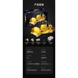 CADA DOUBLEE C61056 61056 non  MÁY ???I HẠNG NẶNG ĐIỀU KHIỂN TỪ XA 1:16 tỷ lệ 1:16 bộ đồ chơi xếp lắp ráp ghép mô hình  HEAVY BULLDOZER Kỹ Thuật Công Nghệ Cao Mô Hình Phương Tiện 2826 khối