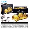 CADA DOUBLEE C61056 61056 non  MÁY ???I HẠNG NẶNG ĐIỀU KHIỂN TỪ XA 1:16 tỷ lệ 1:16 bộ đồ chơi xếp lắp ráp ghép mô hình  HEAVY BULLDOZER Kỹ Thuật Công Nghệ Cao Mô Hình Phương Tiện 2826 khối