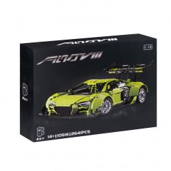 K BOX 10516 10516B non  XE THỂ THAO AUDI R8 tỷ lệ 1:10 bộ đồ chơi xếp lắp ráp ghép mô hình  Kỹ Thuật Công Nghệ Cao Mô Hình Phương Tiện 2641 khối