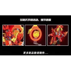 WANGAO 1226 non  HÀN TÍN PHI HÀNH bộ đồ chơi xếp lắp ráp ghép mô hình Transformers KING MECHA Robot Đại Chiến Người Máy Biến Hình 583 khối