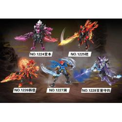 WANGAO 1226 non  HÀN TÍN PHI HÀNH bộ đồ chơi xếp lắp ráp ghép mô hình Transformers KING MECHA Robot Đại Chiến Người Máy Biến Hình 583 khối