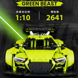 K BOX 10516 10516B non  XE THỂ THAO AUDI R8 tỷ lệ 1:10 bộ đồ chơi xếp lắp ráp ghép mô hình  Kỹ Thuật Công Nghệ Cao Mô Hình Phương Tiện 2641 khối