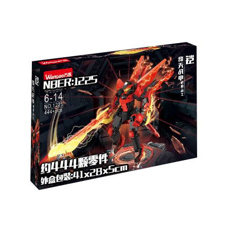 WANGAO 1225 non  CƠ GIÁP CỦA VUA GIANG THIÊN KHAI HOÀNG bộ đồ chơi xếp lắp ráp ghép mô hình Transformers KING MECHA Robot Đại Chiến Người Máy Biến Hình 444 khối