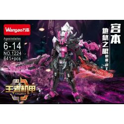 WANGAO 1224 non  VUA CƠ KHÍ MIYAMOTO bộ đồ chơi xếp lắp ráp ghép mô hình Transformers KING MECHA Robot Đại Chiến Người Máy Biến Hình 641 khối