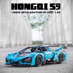 SUPER 18K K165 TA GAOLE T5011 5011 V CARD V5011 5011 non  HỒNG KỲ S9 bộ đồ chơi xếp lắp ráp ghép mô hình 1:8 HONG QI S9 Tỷ Lệ 1:8 3502 khối