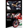 FEMIBOX S2202 2202 non  DUCATI tỷ lệ 1:5 bộ đồ chơi xếp lắp ráp ghép mô hình  Kỹ Thuật Công Nghệ Cao Mô Hình Phương Tiện 1592 khối