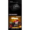 FEMIBOX S2202 2202 non  DUCATI tỷ lệ 1:5 bộ đồ chơi xếp lắp ráp ghép mô hình  Kỹ Thuật Công Nghệ Cao Mô Hình Phương Tiện 1592 khối
