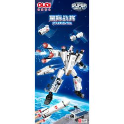 GUDI 40206 non  CHIẾN TRANH GIỮA CÁC VÌ SAO 5 KẾT HỢP bộ đồ chơi xếp lắp ráp ghép mô hình Transformers Robot Đại Chiến Người Máy Biến Hình 352 khối