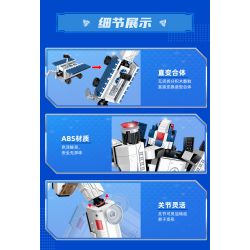 GUDI 40206 non  CHIẾN TRANH GIỮA CÁC VÌ SAO 5 KẾT HỢP bộ đồ chơi xếp lắp ráp ghép mô hình Transformers Robot Đại Chiến Người Máy Biến Hình 352 khối