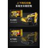 CADA DOUBLEE C61082 61082 non  MÁY XÚC ĐẦY ĐỦ CHỨC NĂNG 1:20 tỷ lệ 1:20 bộ đồ chơi xếp lắp ráp ghép mô hình  REMOTE CONTROL EXCAVATOR Kỹ Thuật Công Nghệ Cao Mô Hình Phương Tiện 1702 khối