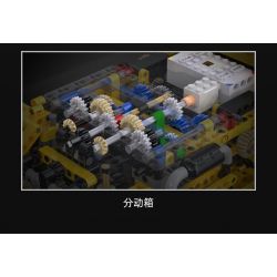 CADA DOUBLEE C61082 61082 non  MÁY XÚC ĐẦY ĐỦ CHỨC NĂNG 1:20 tỷ lệ 1:20 bộ đồ chơi xếp lắp ráp ghép mô hình  REMOTE CONTROL EXCAVATOR Kỹ Thuật Công Nghệ Cao Mô Hình Phương Tiện 1702 khối