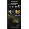 CADA DOUBLEE C61082 61082 non  MÁY XÚC ĐẦY ĐỦ CHỨC NĂNG 1:20 tỷ lệ 1:20 bộ đồ chơi xếp lắp ráp ghép mô hình  REMOTE CONTROL EXCAVATOR Kỹ Thuật Công Nghệ Cao Mô Hình Phương Tiện 1702 khối