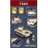 ZHEGAO QL0133 0133 non  XE TĂNG HẠNG TRUNG KIỂU 59D bộ đồ chơi xếp lắp ráp ghép mô hình Military Army Quân Sự Bộ Đội 360 khối