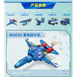 GUDI 40203 non  TRACER 5 KẾT HỢP bộ đồ chơi xếp lắp ráp ghép mô hình Transformers Robot Đại Chiến Người Máy Biến Hình 408 khối