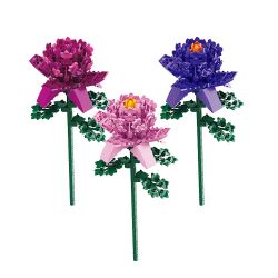 BALODY 20085 non  MẪU ĐƠN bộ đồ chơi xếp lắp ráp ghép mô hình Flowers Hoa 188 khối