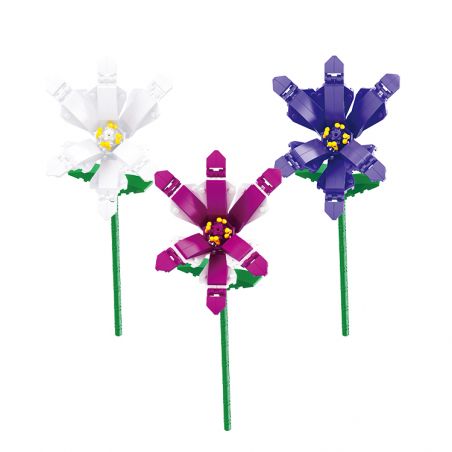 BALODY 20084 non  PHONG LAN bộ đồ chơi xếp lắp ráp ghép mô hình Flowers Hoa 149 khối