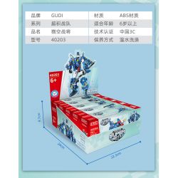 GUDI 40203 non  TRACER 5 KẾT HỢP bộ đồ chơi xếp lắp ráp ghép mô hình Transformers Robot Đại Chiến Người Máy Biến Hình 408 khối